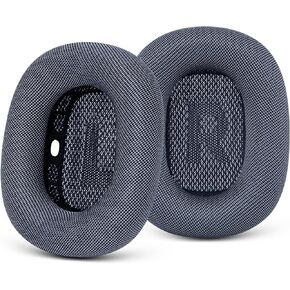 GEVO Upgraded Ear Cushions Replacement Earpads for 2024 New Apple AirPods Max Headphones, Mesh Fabric Ear Pads Cover with Memory Foam and Magnet for AirPods Max Fresh Color (Midnight)