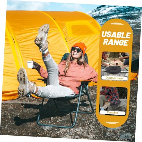 KICHOUSE Collapsible Stool Cushion for Camping Fishing and Outdoor Use Portable Folding Chair Cushion for Enhanced Comfort for Household and Travel Use in Saudi Arabia