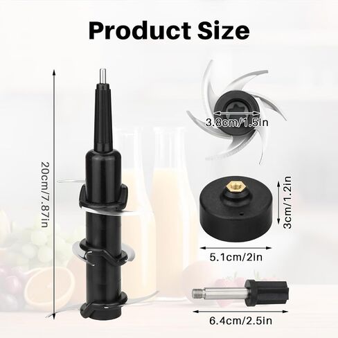 استبدال Blender Blade بديل متوافق مع إبريق Ninja 72 أوقية ، 6 قطع غيار بديل متوافقة مع Ninja 1100W 1200W 1500W Pitcher BL610 BL640 BL642 BL680 BL770 in Saudi Arabia