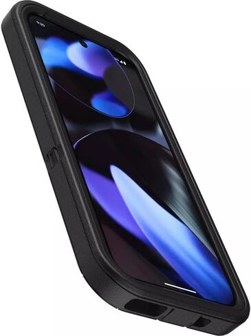 Otterbox Google Pixel 9 & Pixel 9 Pro (فقط) - حالة سلسلة Defender - Black - Rugged & Dating - مع حماية المنفذ - يشمل حافظة Kickstand - حماية الدفاع الميكروبي in Kuwait