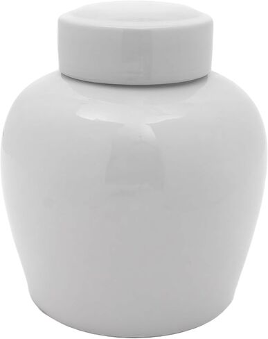 Red Lantern 10" Ladies Blue & White Porcelain Ginger Jar in Kuwait