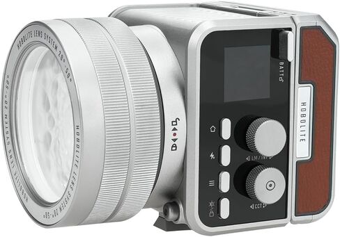 Mini Max LED Video Light Standard Kit with LCD Display, App Control, Adjustable Lens, Ergonomic Handle, CRI/TLCI 96+, 2700-6500K, Portable Light for Photography, Film, Live Streaming, Black in Saudi Arabia