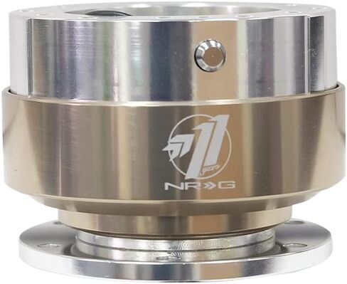 NRG Innovations NRG-SRK-100RD Gen 1.0 RACE 6-HOLE محول تحرير سريع لعجلة القيادة مع مسامير تثبيت، هيكل أسود سريع التحرير/حلقة كروم حمراء in Saudi Arabia