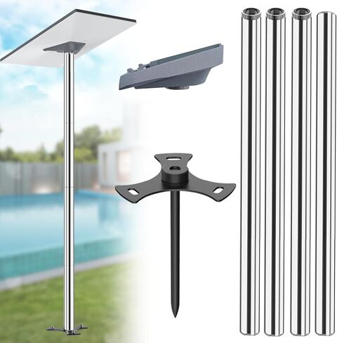Starlink Gen 3 Tripod Stand, 2.8ft-4.8ft Adjustable Starlink Mounting Kit with Ball Head for Camping and RV Travel, Includes Starlink Pole Mount Pipe Adapter for Starlink V3 Gen3 Kickstand Dish in Saudi Arabia
