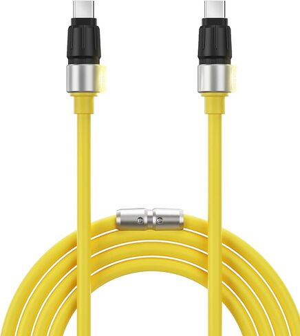USB C to USB C Cable, 240W (5A) 3.9 ft Silicone Type C Fast Charging Cable for iPhone 16/15/ Pro MacBook, iPad,Switch, Steam Deck in Saudi Arabia