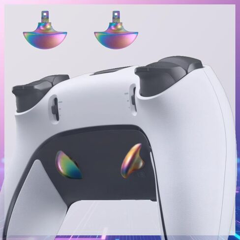 for PS5-Edge Controller Replacement Parts - Thumbsticks, Paddles, Trigger Buttons Accessories for Edge Controller (Red) in Saudi Arabia