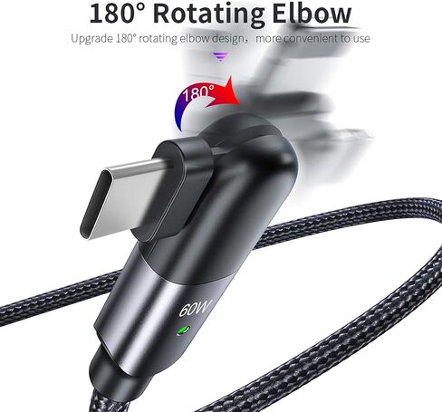 ORIbox USB C Cable for Game,USB Type C Charger Cord,USB-C to USB A Cable Compatible with Samsung Galaxy S22/S22+, S21/S21+ Ultra 5G, S20/S20+ Ultra 5G, Note 20/10, Pixel, Switch & More in Kuwait