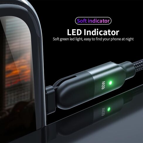 ORIbox USB C Cable for Game,USB Type C Charger Cord,USB-C to USB A Cable Compatible with Samsung Galaxy S22/S22+, S21/S21+ Ultra 5G, S20/S20+ Ultra 5G, Note 20/10, Pixel, Switch & More in Kuwait