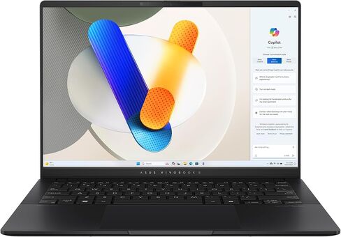 ASUS Vivobook S 14 2025 Laptop, 8-Core Intel Core Ultra 7 Processor 258V, 14" WUXGA Display, Intel ARC Graphics, 32GB LPDDR5 2TB SSD, Backlit Keyboard, Thunderbolt 4, Wi-Fi 7, Win11 Pro in Saudi Arabia