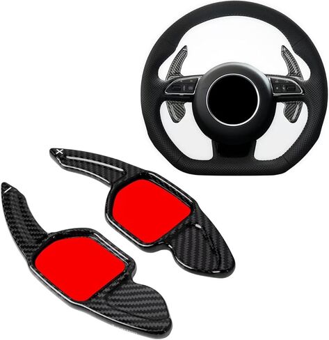 تمديد مجداف شيفتر يناسب مقعد الحمراء أتيكا ليون كوبرا MK3 2023، ألياف الكربون عجلة القيادة مجداف يناسب أودي S6 S7 SQ5 Q3 Q5 2013-2024 A7 RS3 RS5 RS6 RS7 TT TTS 2017 الملحقات in Kuwait