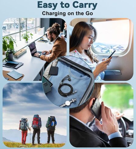 100W Retractable Multi Charging Cable for Apple Watch and iPhone - 4 in 1 Multi Phone Charger Cord with Apple Watch Charger, USB C, Lightning and Micro USB for iPhone, Samsung, iPad, Tablet, Laptap in Saudi Arabia
