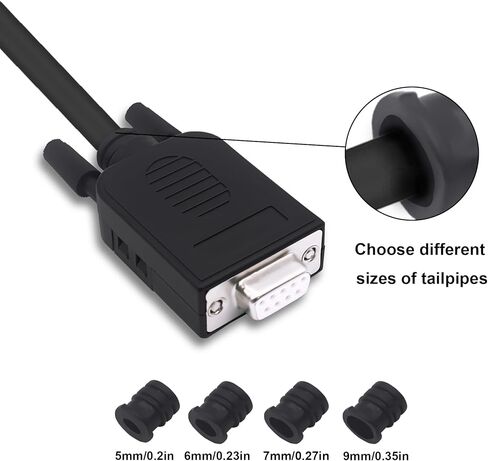DB9 أنثى موصل Solderless Connector لوحة RS232 D-SUB 9 PIN كتلة المحول التسلسلي مع حزم الحالة 2 (أنثى) in Kuwait
