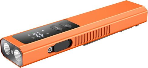 5-in-1 EDC Flat Flashlight 1000LM, Green Pointer UV Light Red Strobe Comb | Aluminum Alloy Handheld Flashlights, Waterproof Pocket Clip Slim Magnetic Handheld Flashlight USB-C Rechargeable in Kuwait