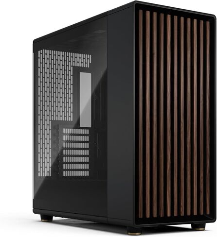 Fractal Design North XL RC Charcoal Black TG Dark - Reverse Connection Motherboard Compatible - Three 140mm Aspect PWM Fans Included- Type C USB - ATX Airflow Full Tower PC Gaming case in Saudi Arabia