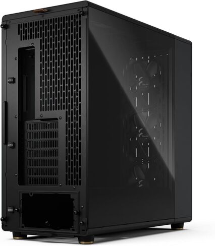 Fractal Design North XL RC Charcoal Black TG Dark - Reverse Connection Motherboard Compatible - Three 140mm Aspect PWM Fans Included- Type C USB - ATX Airflow Full Tower PC Gaming case in Saudi Arabia