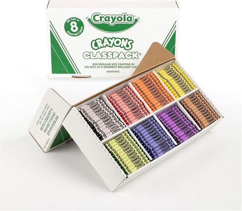 Crayola Crayon Classpack, Bulk School Supplies, 64 Colors, Pack of 832 Crayons, Gifts for Teachers in Kuwait
