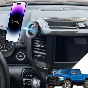 Dodge RAM Phone Mount Made for 2019-present Dodge ram Accessories only Supports 5 and 8.4 inch Screen