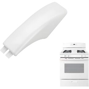 Oven End Cap Handle Part # WB07K10043 Replacement and Compatible with Some GE Range Oven Door Handle End Cap Replaces WB07K10043,WB07T10144,WB07X10132,WB7X10132,242805,AH228368,EA228368(White)