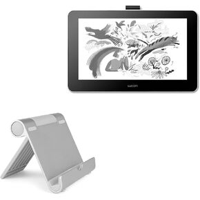 BoxWave Stand and Mount Compatible with Wacom DTC133W0A (13.3 in) - VersaView Aluminum Stand, Portable, Multi Angle Viewing Stand