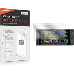 BoxWave Screen Protector Compatible with Garmin GTN 650 Xi - ClearTouch Anti-Glare (2-Pack), Anti-Fingerprint Matte Film Skin for Garmin GTN 650 Xi