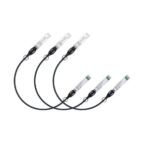 ipolex 1 Pack 10G SFP+ Twinax Cable, 0.42m (1.37ft) and 2 Pack 10G SFP+ Copper Cable, 0.42 Meter