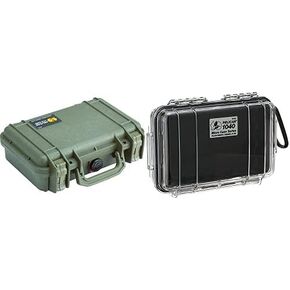Pelican Select Bundle 1170 Case with Foam (OD Green) 1040 Micro Case (Black/Clear)