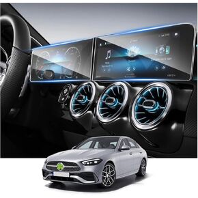 Ruiya GLB 250 Screen Protector for GLB 250 Mercedes Benz Accessories,9HD Anti-glare Scratch Tempered Glass Compatible with 2020 2021 2022 2023 2024 2025 Mercedes GLB 250 Touchscreen(2PCS/Sets)