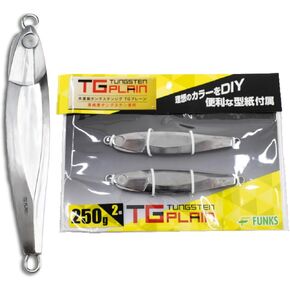 FUNKS TG PLAIN TUNGSTEN JIG 250G 8.8oz بالمياه المالحة الصيد الرقصات المعدنية الالتهاب في أعماق البحار للباس غير مصممة بقوالب ورقية مصممة في اليابان
