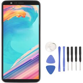 for OnePlus 5T LCD Display Touch Screen Digitizer Full Assembly Replacement for OnePlus 5T (A5010) with Complete Tools, 6.01Inch