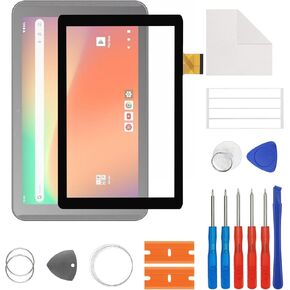 New Touch Screen Digitizer Replacement for Visual Land Prestige Elite 10QH with Free Repair Tools Kit.(No LCD Display)
