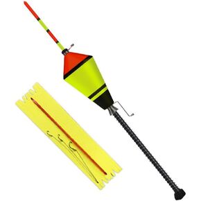 Forart Automatic Fishing Floats Portable Fishing Bobbers Led Fishing Floats Lighted Bobbers Automatic Hook for Fishing