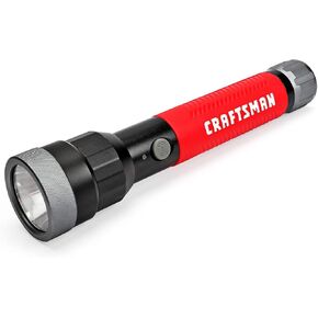 Craftsman 700 Lumens LED Handheld Spotlight Flashlight, 3 Lighting Modes for Camping, Hiking, Fishing, Running, Power Outages, & Emergencies, 6AA Alkaline Batteries Included，CMXLFAG65280