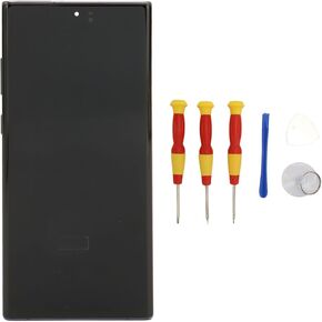 Screen Replacement Kit, for Galaxy Note 10 Plus Organic LED Screen Digitizer Assembly, with Frame Repair Tools, Mobile Screen Replacement Accessories