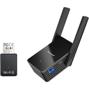 BrosTrend AX900 USB WiFi Adapter for Desktop PC Laptop, Mini WiFi 6 Adapter, WiFi 6 USB Adapter 5GHz 600Mbps 2.4GHz 286Mbps + AX1500 WiFi 6 Universal WiFi to Ethernet Adapter with RJ45 Gigabit Port