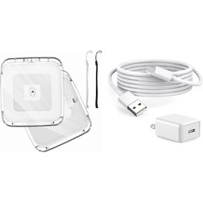 Square Reader 2nd Gen Case and Charging Cable Charger for Square Contactless and Chip Reader 2nd Generation Cover Case for Square Card Swiper (No Reader Included