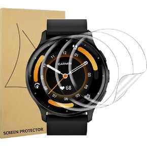 6 Pack Anti-Scratch Film for Garmin Venu 3 (45mm) Screen Protector, TPU Flexible Film, HD Clear