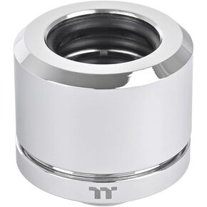 Thermaltake Pacific F-Pro Hard Tube 16mm OD Compression Chrome G 1/4 Thread DIY LCS Fitting CL-W436-CU16SL-A
