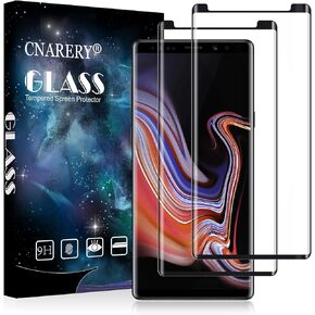 2 Pack Screen Protector for Samsung Galaxy S9, 3D Curved Easy Installation Case-Friendly HD Tempered Glass for Samsung Galaxy S9