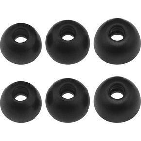 eMagTech 6Pcs Memory Foam Earbuds Replacement Compatible with Jabra Elite 75t 65t Earphones Memory Foam Ear Tips Accessories Black
