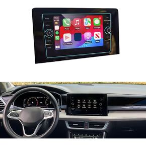 واقي شاشة Luwu متوافق مع 2023 2024 2025 Atlas Tiguan Taos Accessories 2024 2025 Taos Atlas Tiguan Screen Protector 2025 VW Taos Atlas Nano Climate Touchcreen 2PCs