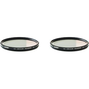 Tiffen 58CP 58MM Circular Polarizer Glass Filter Black and Tiffen 67CP 67mm Circular Polarizer, Black