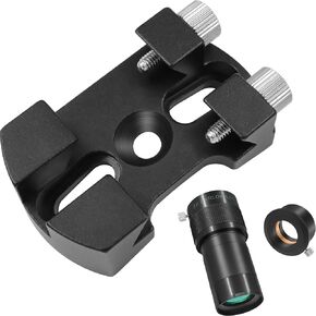 Alstar Universal Quick Release Finder Shoe Base - Bundle with - 2" ED 2X Telescope Barlow Lens