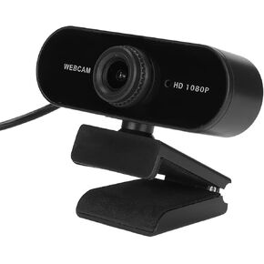 1080P Web Camera,360° Rotation HD Webcam with Microphone Computer Camera,30fps Frame Rate USB Webcam for Conferencing Video Calling Zoom Skype Teams (True 1080P-manual focus)