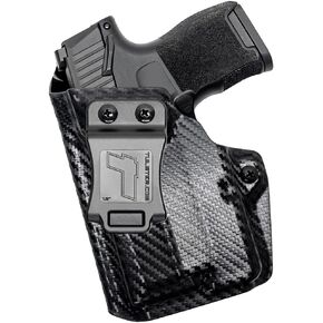 Tulster IWB Profile Kydex Holster in Left Hand fits: Sig P365 / P365X / SAS | TLR-6 Light-Bearing Inside The Waistband Appendix Concealed Carry