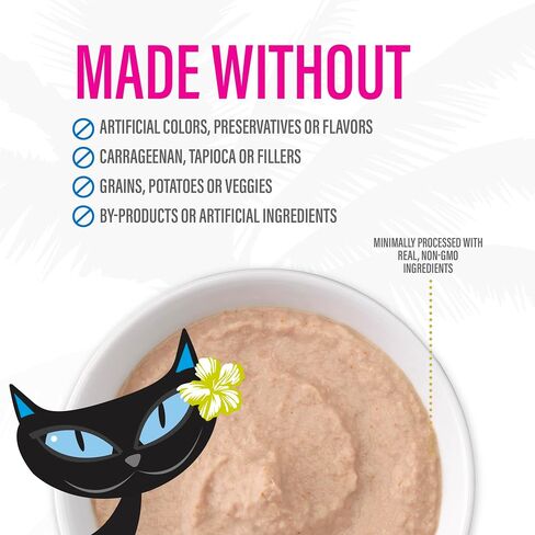 Tiki Cat Luau Velvet Mousse Wet Cat Food, Variety Pack, 2.8oz Pouch, 12ct in Saudi Arabia