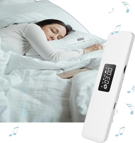 Under Pillow Speaker Bluetooth, Mini Bone Conduction Pillow Speaker, White in Saudi Arabia