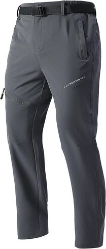 Men's Lightweight Hiking Pants Quick-Dry Waterproof Outdoor Cargo Pants with Stretchable Waist in Saudi Arabia