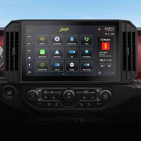 Stinger HORIZON10 10.1" Jeep Wrangler JL (2018-23)/Gladiator JT (2020-23) Stereo 1280x800 HD IP65 Touchscreen Radio, Wireless Apple CarPlay/Android Auto, Bluetooth, HDMI, Off-Road Mode, Vehicle Info in Saudi Arabia