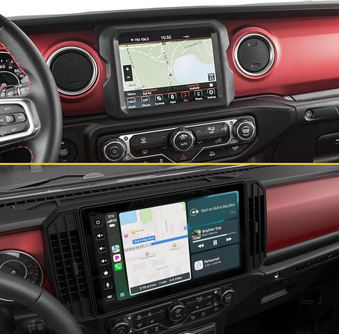 Stinger HORIZON10 10.1" Jeep Wrangler JL (2018-23)/Gladiator JT (2020-23) Stereo 1280x800 HD IP65 Touchscreen Radio, Wireless Apple CarPlay/Android Auto, Bluetooth, HDMI, Off-Road Mode, Vehicle Info in Saudi Arabia