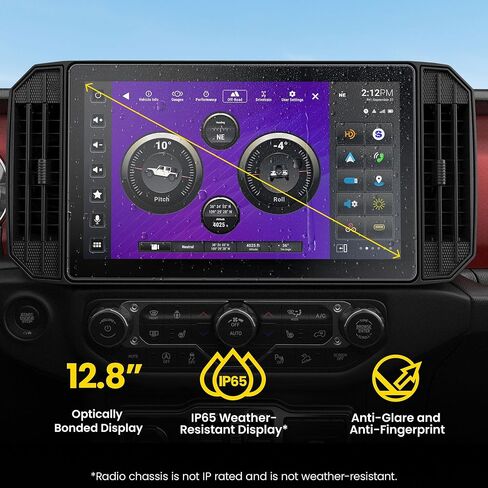 Stinger HORIZON10 10.1" Jeep Wrangler JL (2018-23)/Gladiator JT (2020-23) Stereo 1280x800 HD IP65 Touchscreen Radio, Wireless Apple CarPlay/Android Auto, Bluetooth, HDMI, Off-Road Mode, Vehicle Info in Saudi Arabia